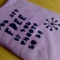 Hand Printed Laptop/Macbook sleeve13 inch padded