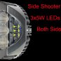 Side Shooter LED Off road Driving light 9 inch bottom DRL high low combo beam
