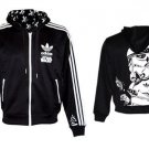 ADIDAS STAR WARS STORMTROOPER HOODIE FLOCK JACKET L