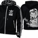ADIDAS STAR WARS STORMTROOPER HOODIE FLOCK JACKET XL