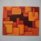Orange Geometric Abstract