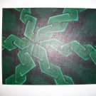 Green Geometric Abstract