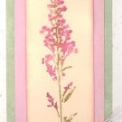 Watercolored Pink Floral Card