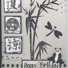 Asian Birthday Panda Card