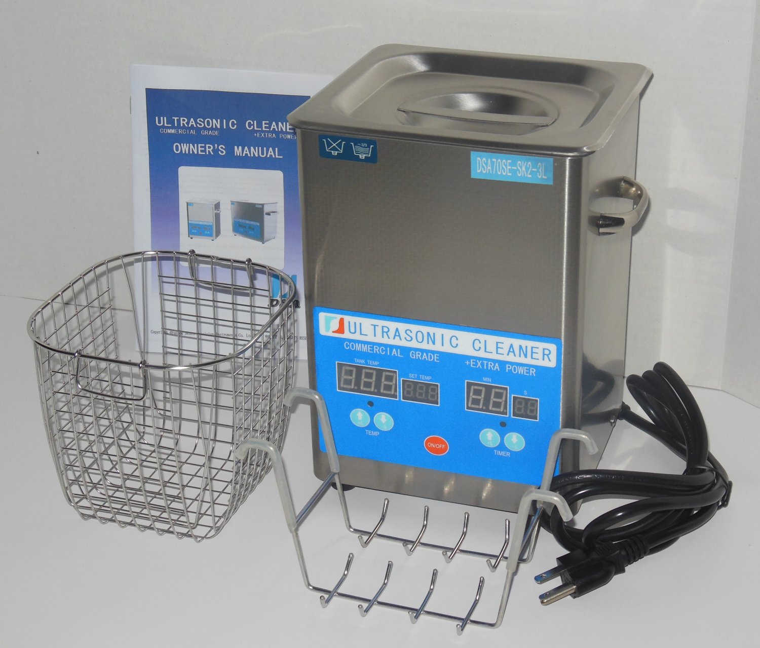 DSA70SESK2 3L 3.17QT 270W DIGITAL HEATED INDUSTRIAL ULTRASONIC PARTS