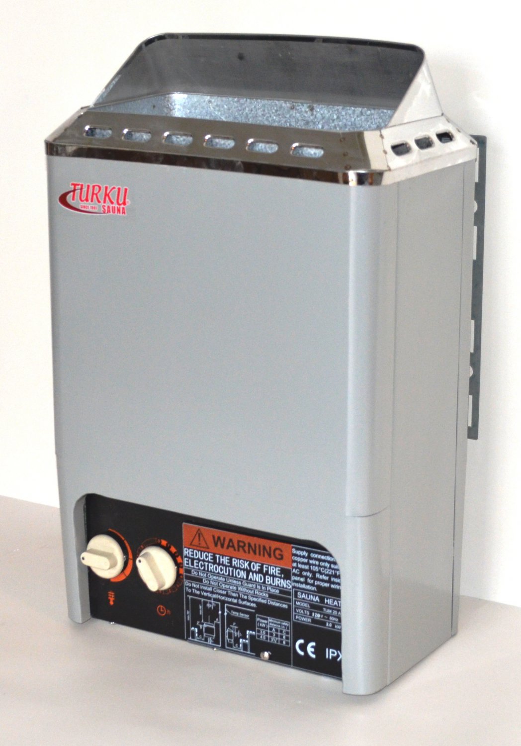 TUM20A 2KW 120V COMPACT MINI TYPE WET&DRY TURKU SAUNA SPA HEATER STOVE