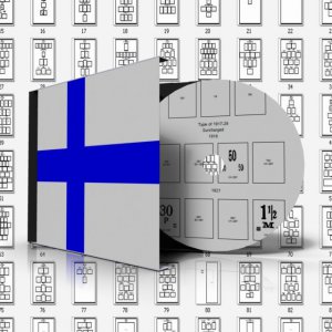 FINLAND STAMP ALBUM PAGES 1856-2011 (220 pages)