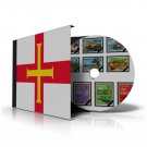 GB GUERNSEY STAMP ALBUM PAGES CD 1958-2010 (145 color illustrated pages)