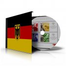GERMANY [WEST-BRD] STAMP ALBUM PAGES CD 1949-2011 (308 color illustrated pages)