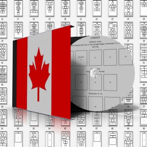 CANADA  STAMP ALBUM PAGES 1851-2011 (430 pages)