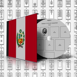 PERU STAMP ALBUM PAGES 1857-2011 (285 pages)