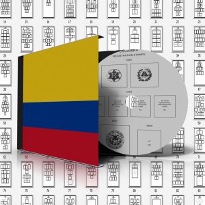 COLOMBIA STAMP ALBUM PAGES 1859-2011 (353 pages)