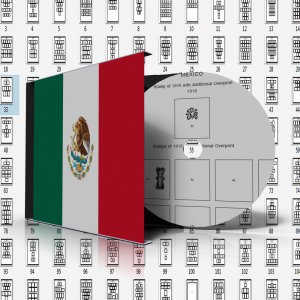 MEXICO STAMP ALBUM PAGES 1856-2011 (432 pages)