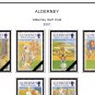 GB ALDERNEY STAMP ALBUM PAGES CD 1983-2010 (53 color illustrated pages)