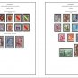 OCCUPIED GERMANY STAMP ALBUM PAGES  CD 1945-1949 (50 color illustrated pages)