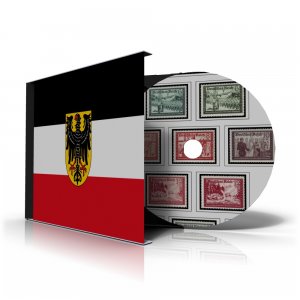 GERMANY REICH STAMP ALBUM PAGES CD 1868-1955 (100 color illustrated pages)