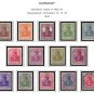 GERMANY REICH STAMP ALBUM PAGES CD 1868-1955 (100 color illustrated pages)