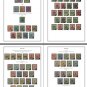 GERMANY REICH STAMP ALBUM PAGES CD 1868-1955 (100 color illustrated pages)