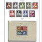 GERMANY REICH STAMP ALBUM PAGES CD 1868-1955 (100 color illustrated pages)