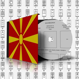 MACEDONIA STAMP ALBUM PAGES 1992-2011 (112 pages)
