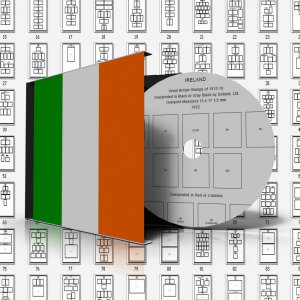 IRELAND STAMP ALBUM PAGES 1922-2011 (279 pages)
