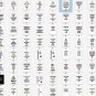 GREAT BRITAIN STAMP ALBUM PAGES 1840-2011 (343 color illustrated pages)