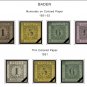 GERMANY STATES STAMP ALBUM PAGES CD 1849-1923 (66 color illustrated pages)