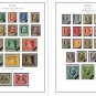 GERMANY STATES STAMP ALBUM PAGES CD 1849-1923 (66 color illustrated pages)