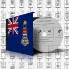 CAYMAN ISLANDS STAMP ALBUM PAGES 1900-2011 (146 pages)