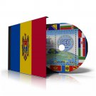 MOLDOVA  STAMP ALBUM PAGES 1991-2011 (100 color illustrated pages)