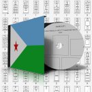DJIBOUTI STAMP ALBUM PAGES 1972-2006 (163 pages)