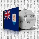 ANGUILLA STAMP ALBUM PAGES 1967-2011 (216 pages)