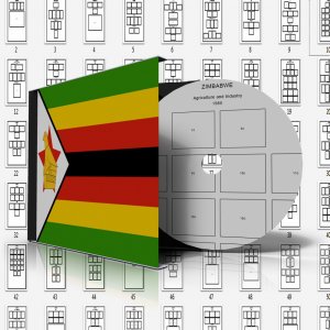 ZIMBABWE STAMP ALBUM PAGES 1980-2009 (81 pages)
