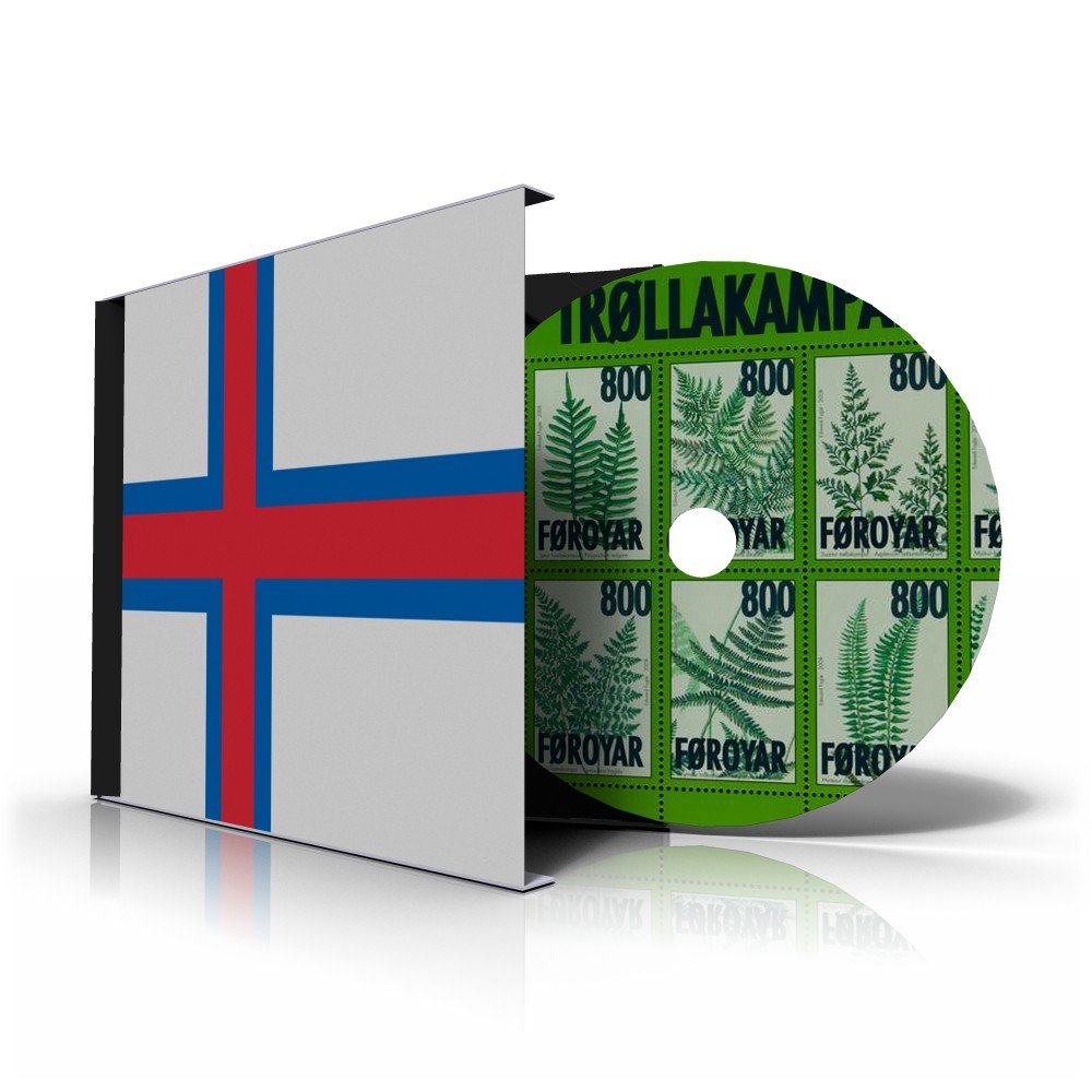 FAROE ISLANDS STAMP ALBUM PAGES 1919-2011 (87 color illustrated pages)