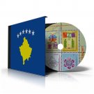 KOSOVO 2000-2011 Stamp Album pages CD (32 color illustrated pages)