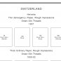 SWITZERLAND STAMP ALBUM PAGES 1843-2011 (257 pages)