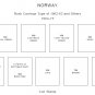 NORWAY STAMP ALBUM PAGES 1855-2011 (187 pages)