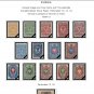 COLOR PRINTED RUSSIA 1857-1940 STAMP ALBUM PAGES (73 illustrated pages)