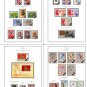 COLOR PRINTED RUSSIA 1970-1974 STAMP ALBUM PAGES (78 illustrated pages)