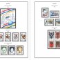 COLOR PRINTED RUSSIA 1998-1999 STAMP ALBUM PAGES (30 illustrated pages)