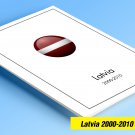 COLOR PRINTED LATVIA 2000-2010 STAMP ALBUM  PAGES (38 illustrated pages)