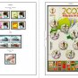 COLOR PRINTED SOUTH KOREA 2000-2010 STAMP ALBUM  PAGES (98 illustrated pages)