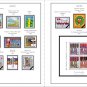 COLOR PRINTED AUSTRIA 2000-2010 STAMP ALBUM  PAGES (87 illustrated pages)