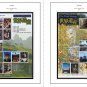 COLOR PRINTED JAPAN 2000-2002 STAMP ALBUM PAGES (55 illustrated pages)