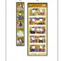 COLOR PRINTED JAPAN 2008 STAMP ALBUM PAGES (33 illustrated pages)