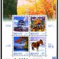 COLOR PRINTED JAPAN 2010 STAMP ALBUM PAGES (42 illustrated pages)