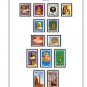 COLOR PRINTED EGYPT 2000-2010 STAMP ALBUM  PAGES (59 illustrated pages)