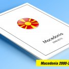 COLOR PRINTED MACEDONIA 2000-2010 STAMP ALBUM PAGES (56 illustrated pages)