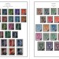 COLOR PRINTED AUSTRIA 1945-1960 STAMP ALBUM PAGES (40 illustrated pages)