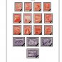 COLOR PRINTED AUSTRIA 1945-1960 STAMP ALBUM PAGES (40 illustrated pages)